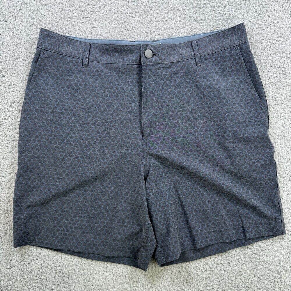 Faherty Shorts Mens 36 Blue All Day Chino Stretch Pockets Lightweight